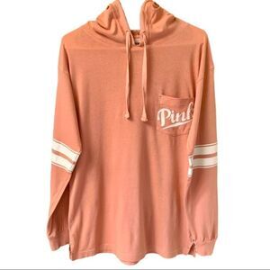 Pink Victoria Secret Long Sleeve PINK Logo Top.